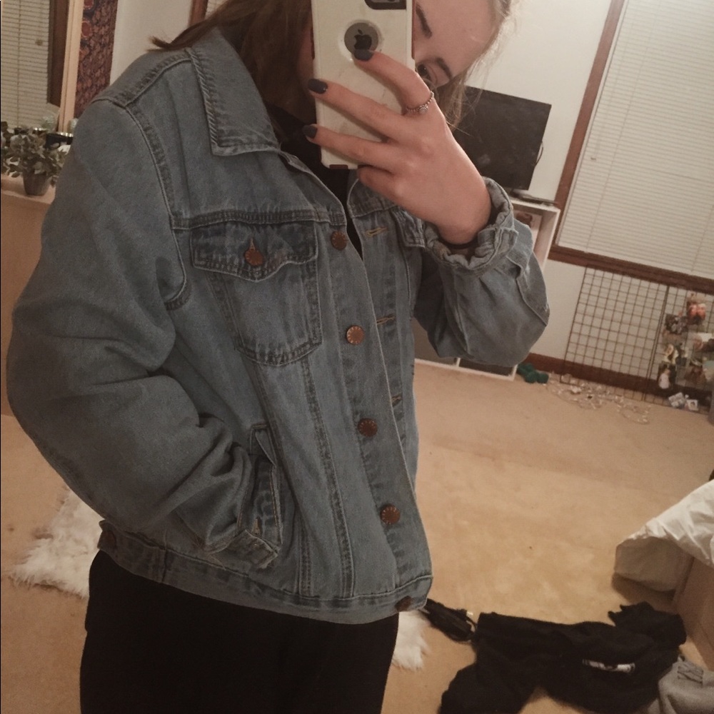 blue jean jacket